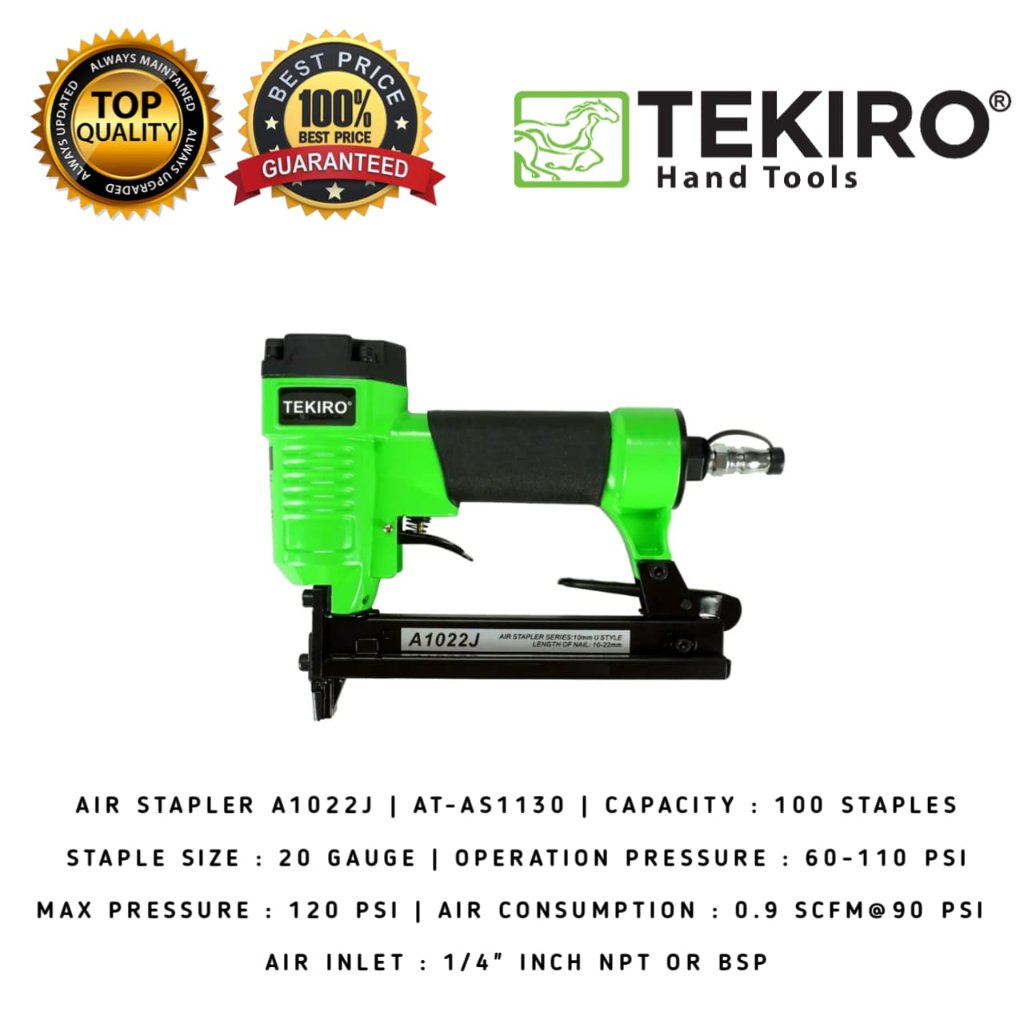 TEKIRO Air stapler Gun 1022J Mesin Staples angin tembak U Furniture Tekiro 1022J Air Stapler Gun Mes