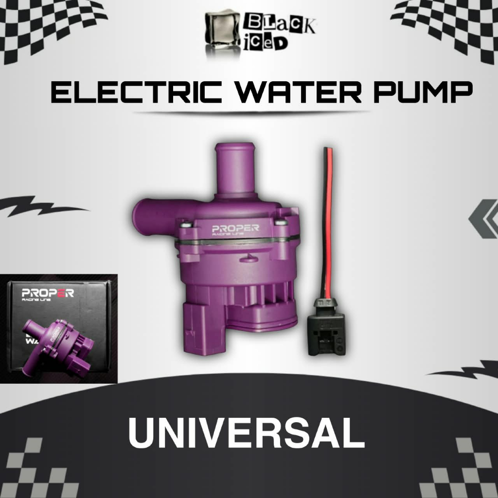 EWP Radiator PROPER RACING LINE Universal EWP PROPER UNIVERSAL Elektrik Waterpump Proper Racing Line