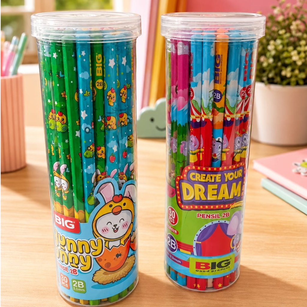 PENSIL 2B PS-005 HUNNYBUNY & PS-007 BIG BUM E