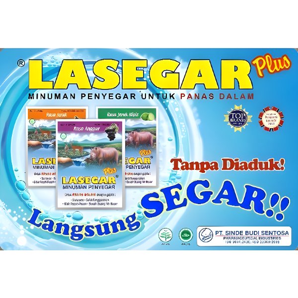 LASEGAR MEREDAKAN PANAS DALAM SACHET DALAM KOTAK VARIAN RASA