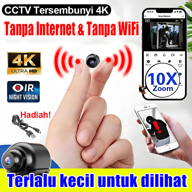 [ 1 kali isi daya tahan 365 hari ] kamera mini kamera cctv mini sambung ke hp kamera 360 murah kamer