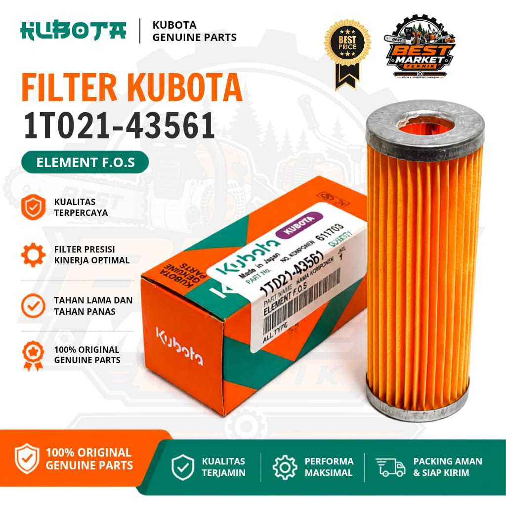 Filter Solar KUBOTA RD85 Element FOS Original / Filter Kubota RD85 Element Fos