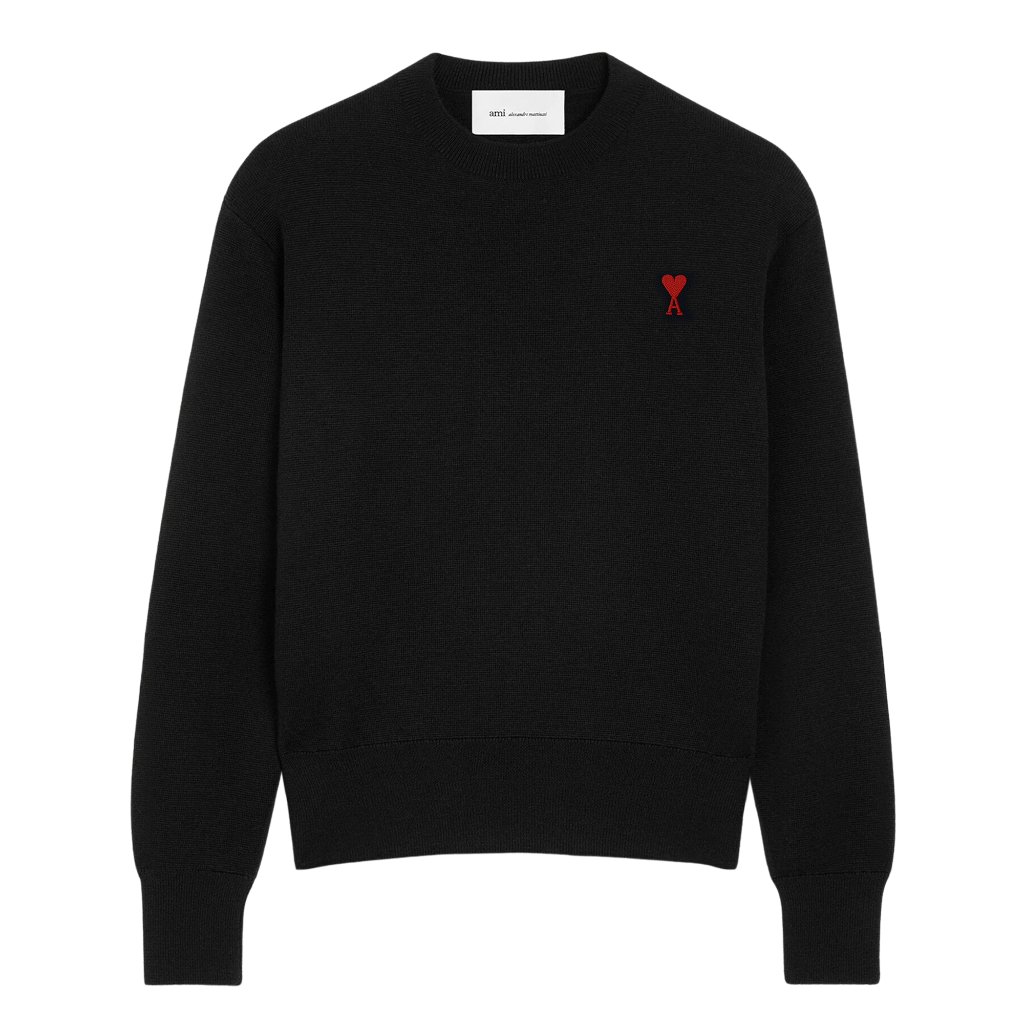 Red ami de coeur crewneck sweater (men)