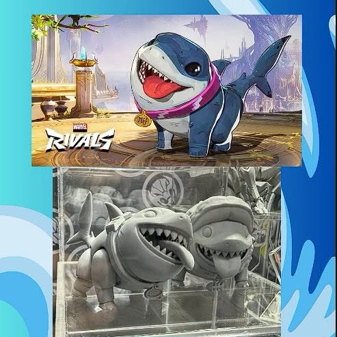 Blokees Champion Class Marvel Rivals Jeff the Land Shark Model Kit