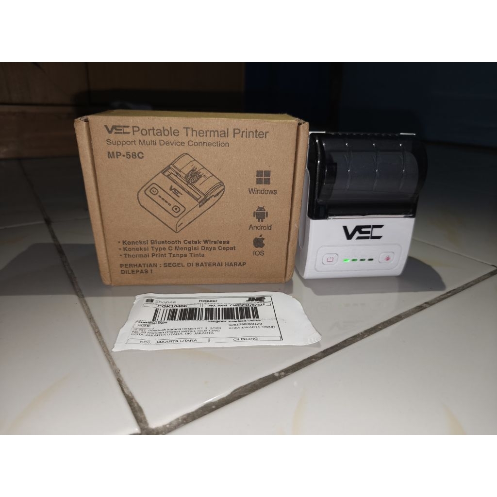 PRINTER BLUETOOTH THERMAL VSC 58MM SECOND