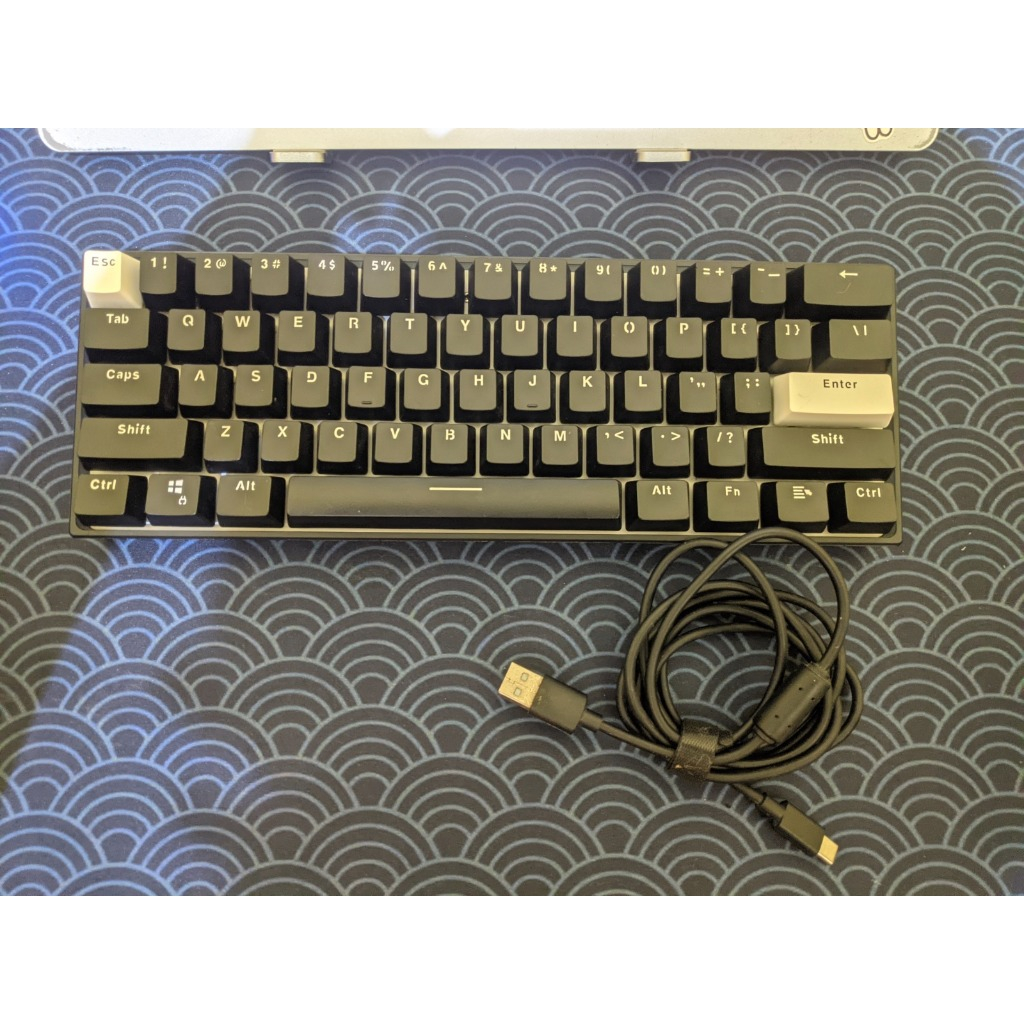 Mechanical Keyboard Fantech Maxfit61 Frost Wired 60% Red Linear Switch - Second No Box