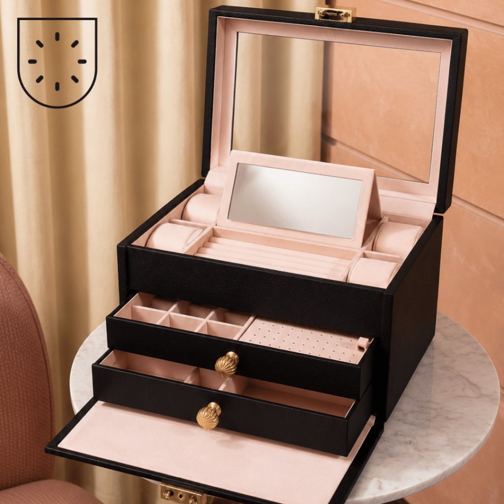 BILLSTONE Zuri Midnight Black - Jewelry Box