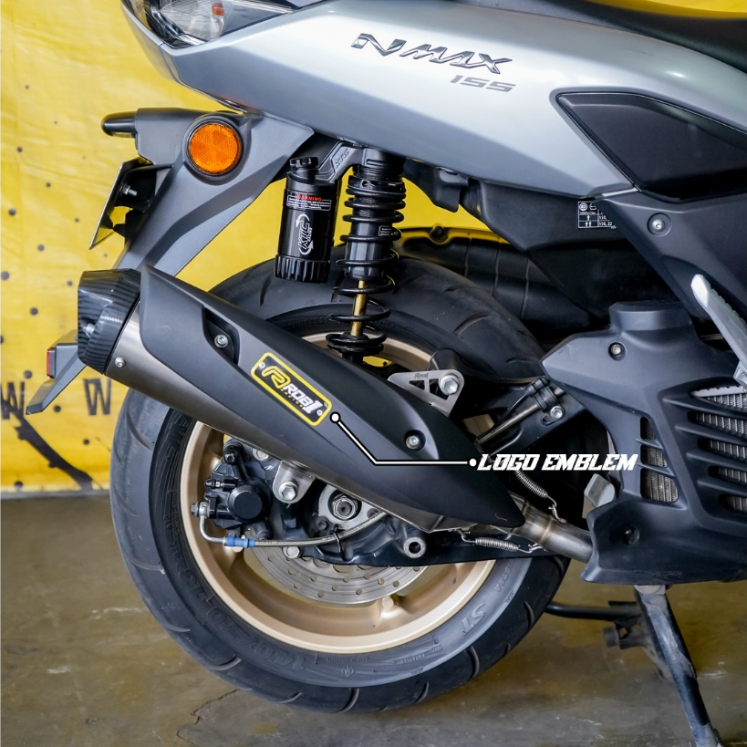 Knalpot ROB1 Yamaha NMAX New  Standar Racing Cup V