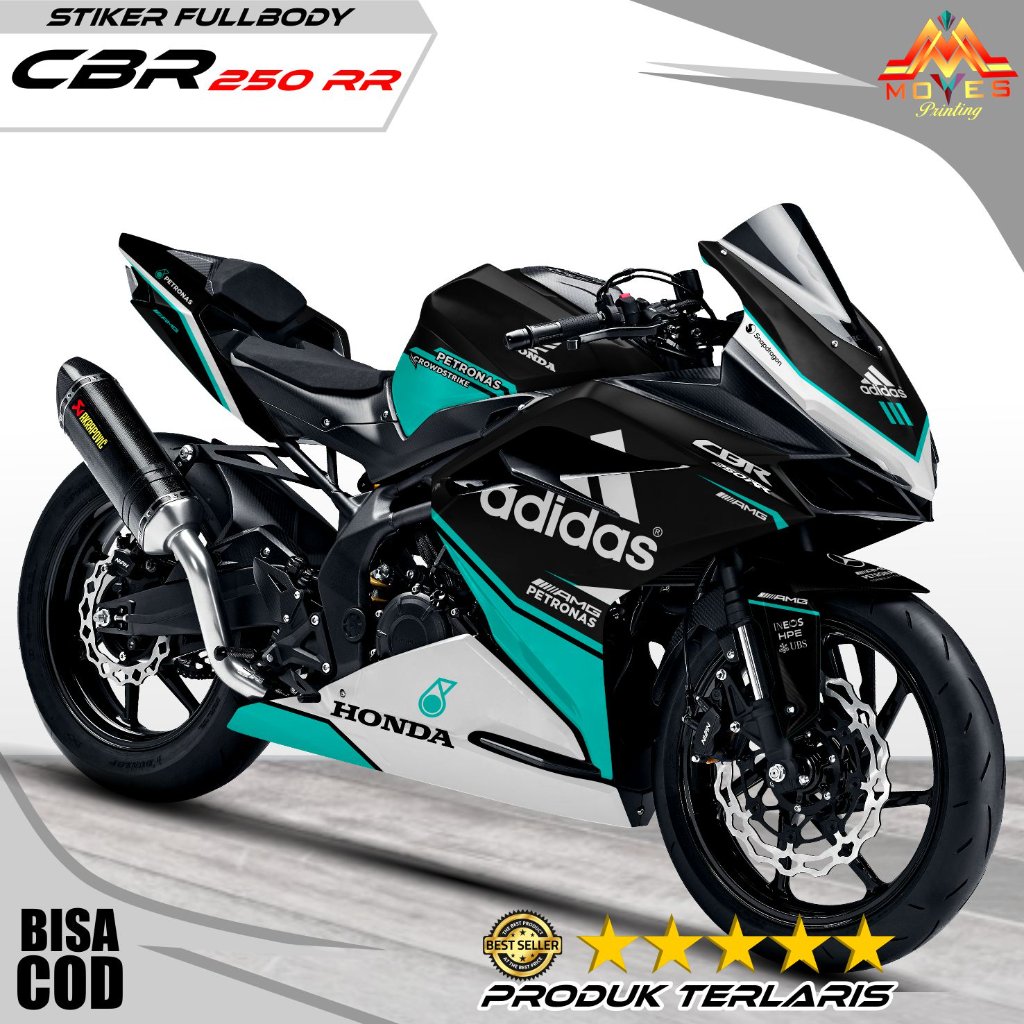 Decal Stiker Full Body Cbr 250 RR PETRONAS Decal Cbr 250 RR Fullbody Stiker Honda Cbr 250 RR