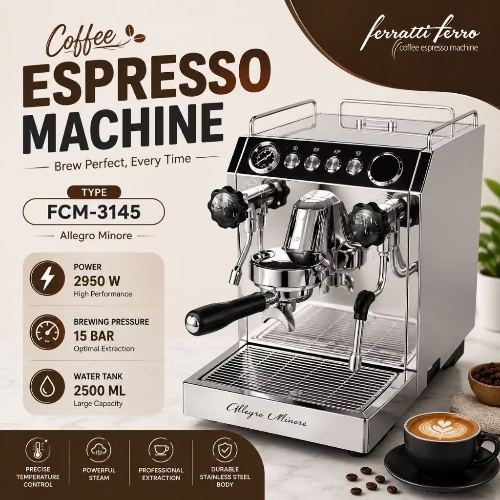 ESPRESSO MACHINE FF FCM 3145 STC MEDAN