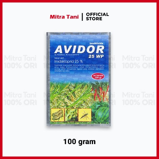 AVIDOR 25 WP Insektisida Pembasmi Oteng Oteng dan Kutu Kebul Original 100 Gram