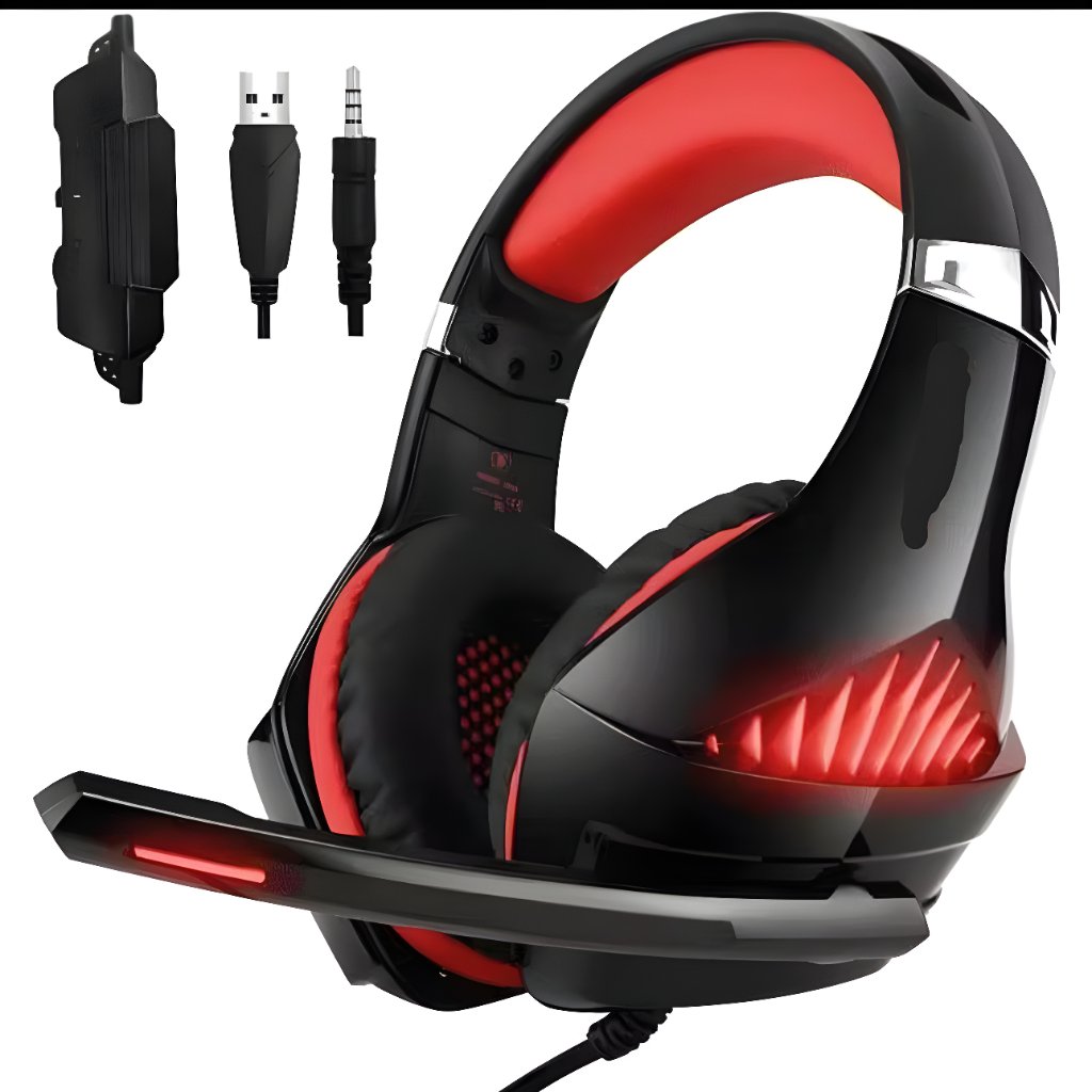 HEADPHONE DJ GAMING//GAMERS LED FOR PC AND HP