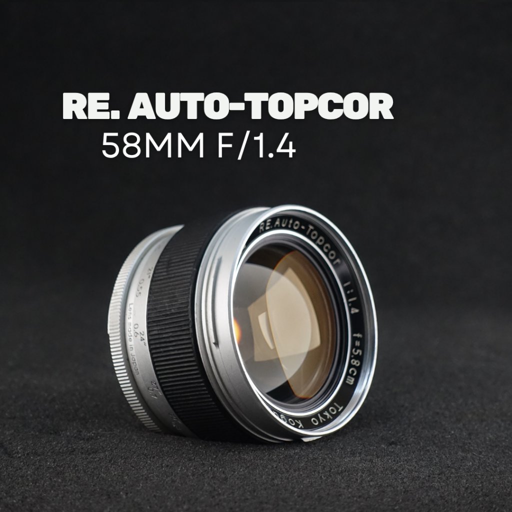 TOPCON RE. AUTO-TOPCOR 58mm f/1.4 EDITION — LENSA MANUAL LEGENDARIS LANGKA