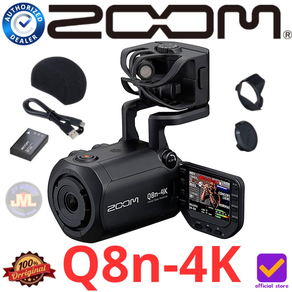 Zoom Q8n-4K Ultra High Definition Q8n4K Handy Video Recorder Zoom