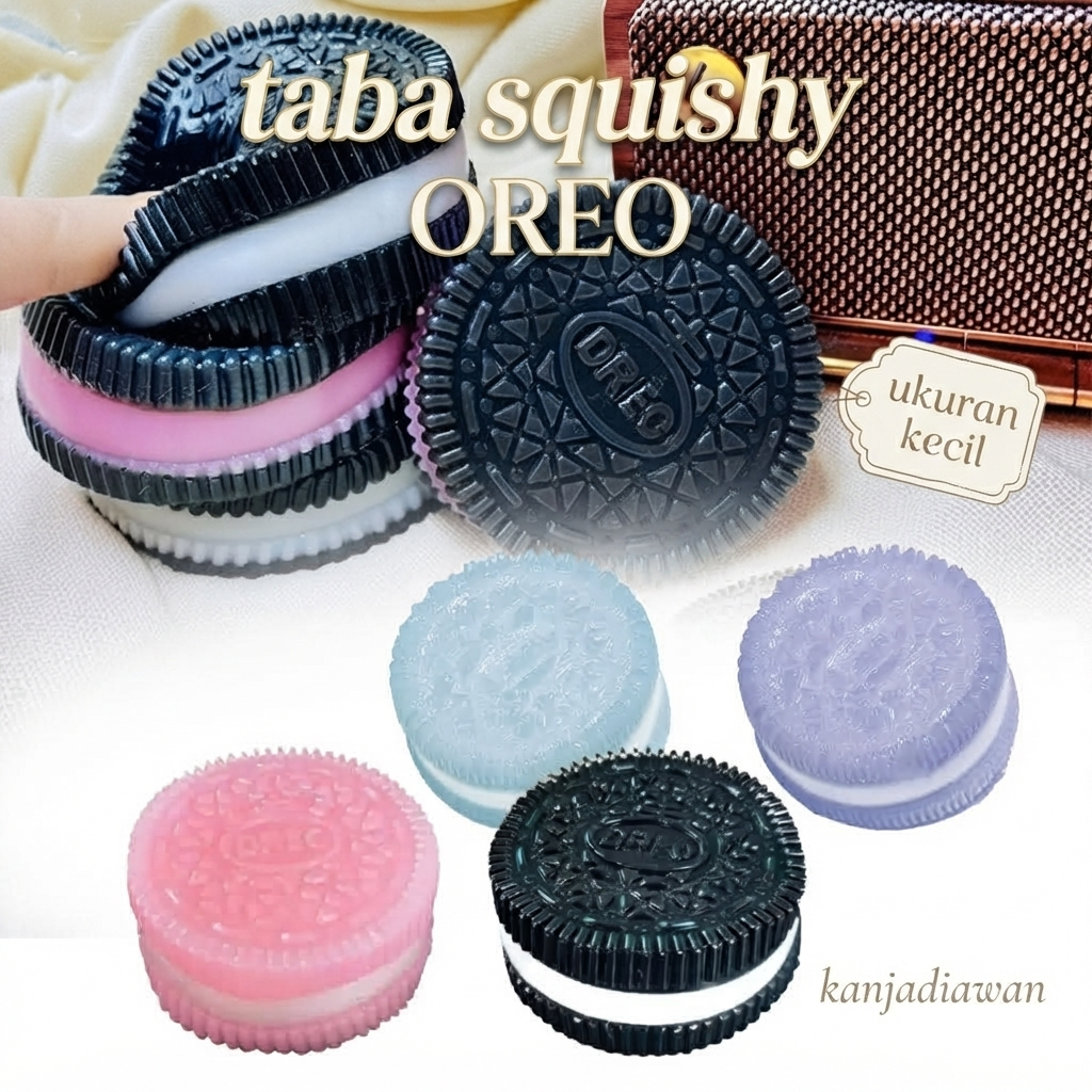 Squishy Biskuit Mainan Anak Kecil Squish Roti Biskuit