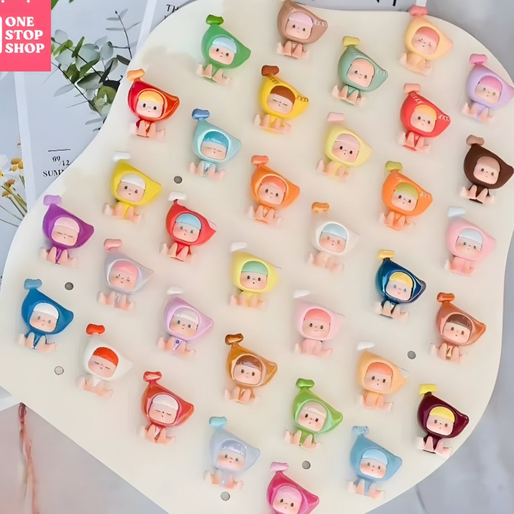 Fuji Banana Pisang Bu Jiao Er Small and Cute  Ai Meng Li - 5 pieces per Bag Beans Mini figure