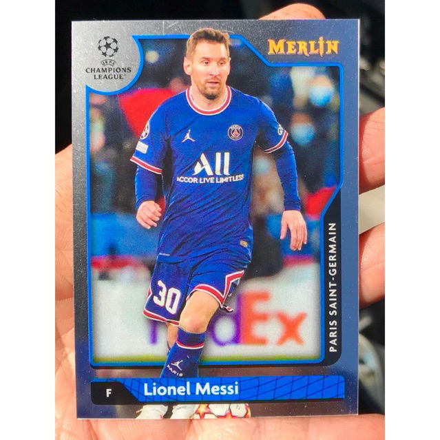 LIONEL MESSI KARTU SOCCER TOPPS MERLIN FAVORIT CARDS
