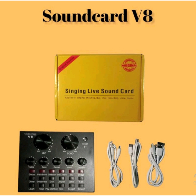 Singing Live Sound Card V8 Kimiso