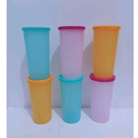 Lemony Plast Gelas Tutup Pear 2103//Botol Minum Plastik 450 BPA FREE Tutup Lemony Plast Pear 2103 Wa