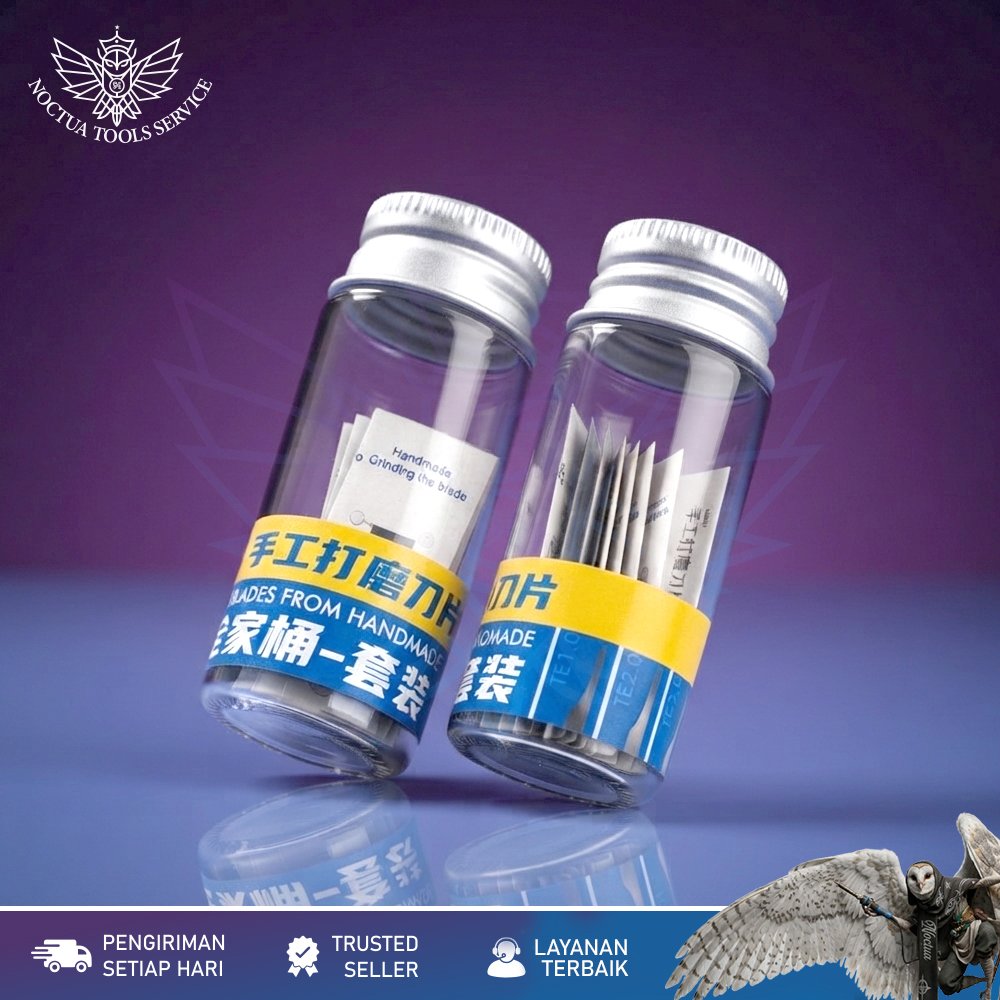 Set Mata Pisau IC 5in1 Pisau Presisi Servis HP Pahat Lem IC CPU