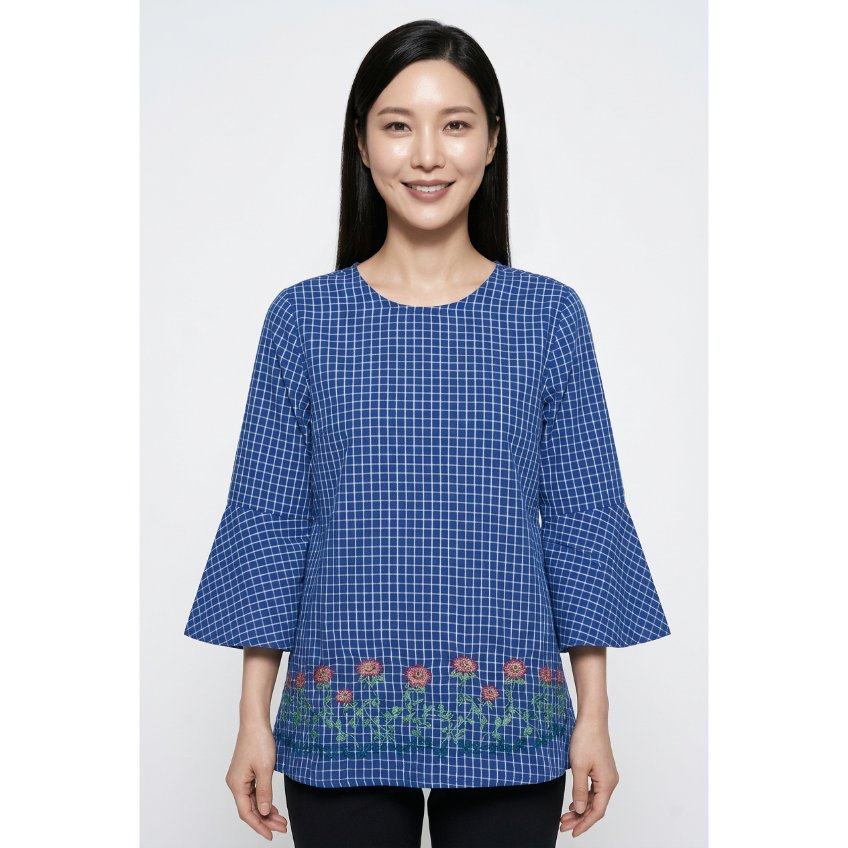 BEAMISH Blouse Wanita Biru 3370116