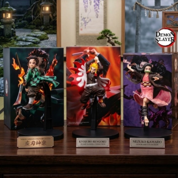 ACTION FIGURE DEMON SLAYER / MINIATUR DEMON SLAYER / DEMON SLAYER MANGA ANIME WITH BOX
