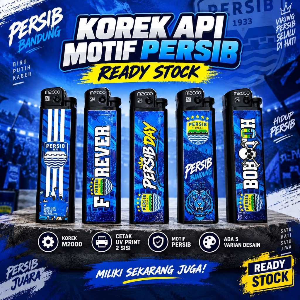KOREK API M2000 MOTIF PERSIB – UV PRINT 2 SISI