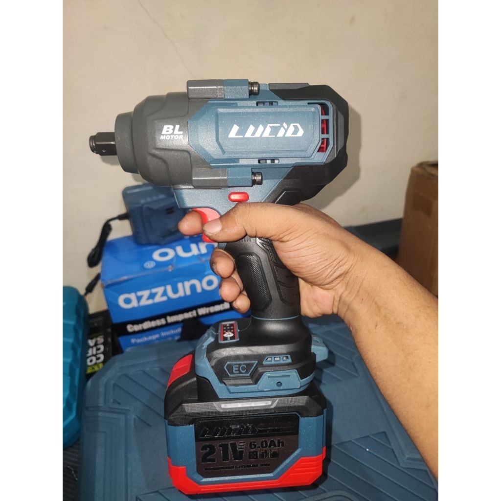 BARU Bor impek Impact wrench Lucid LH850 1500NM+ Jumbo 1/2inch Lxt 6ah Tabless