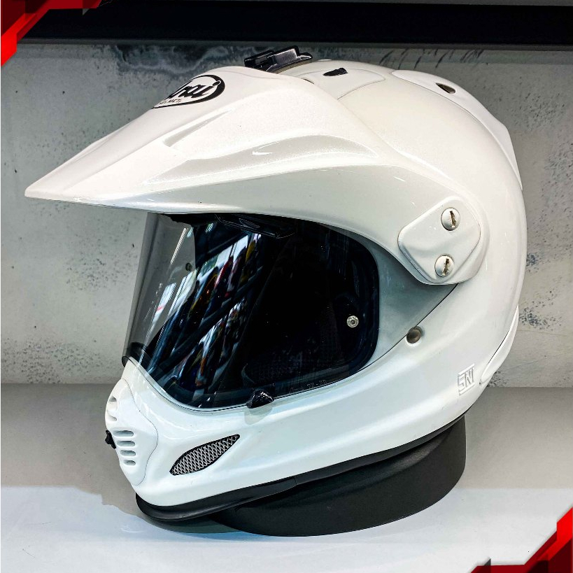 Helm Arai Tourcross 3 Glass White Original Second 2nd Bekas RCX