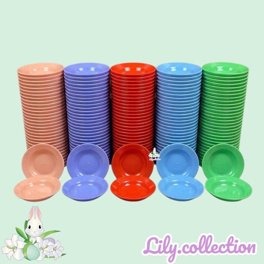 PIRING PLASTIK MINI | PIRING KECIL 5 INCH | PISIN KECIL | PIRING PLASTIK KECIL