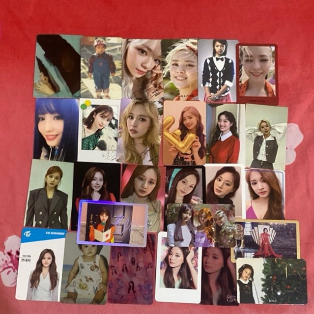 album photocard pc twice merchandise official nayeon jeongyeon momo sana jihyo mina dahyun chaeyoung