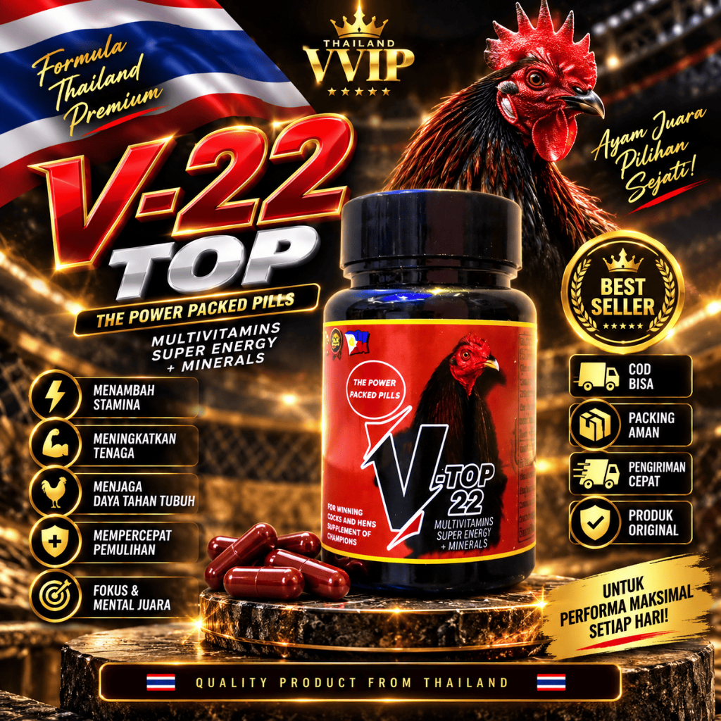 V22 TOP Vitamin ayam taji Original import Philipina