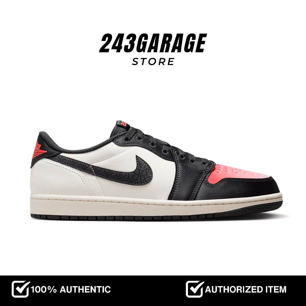 Air Jordan 1 Low OG x PSG Paris Saint-Germain Sail and Off-Noir (HF8828-100) - Sneakers Original Res