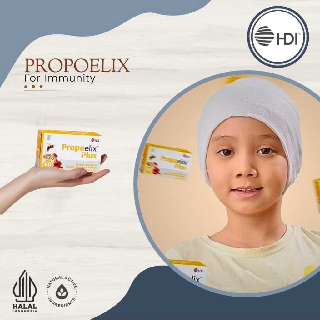 Propoelix Plus - Suplemen Madu - Imunitas Ekstra dan Anti Kanker - HDI ORIGINAL 100%