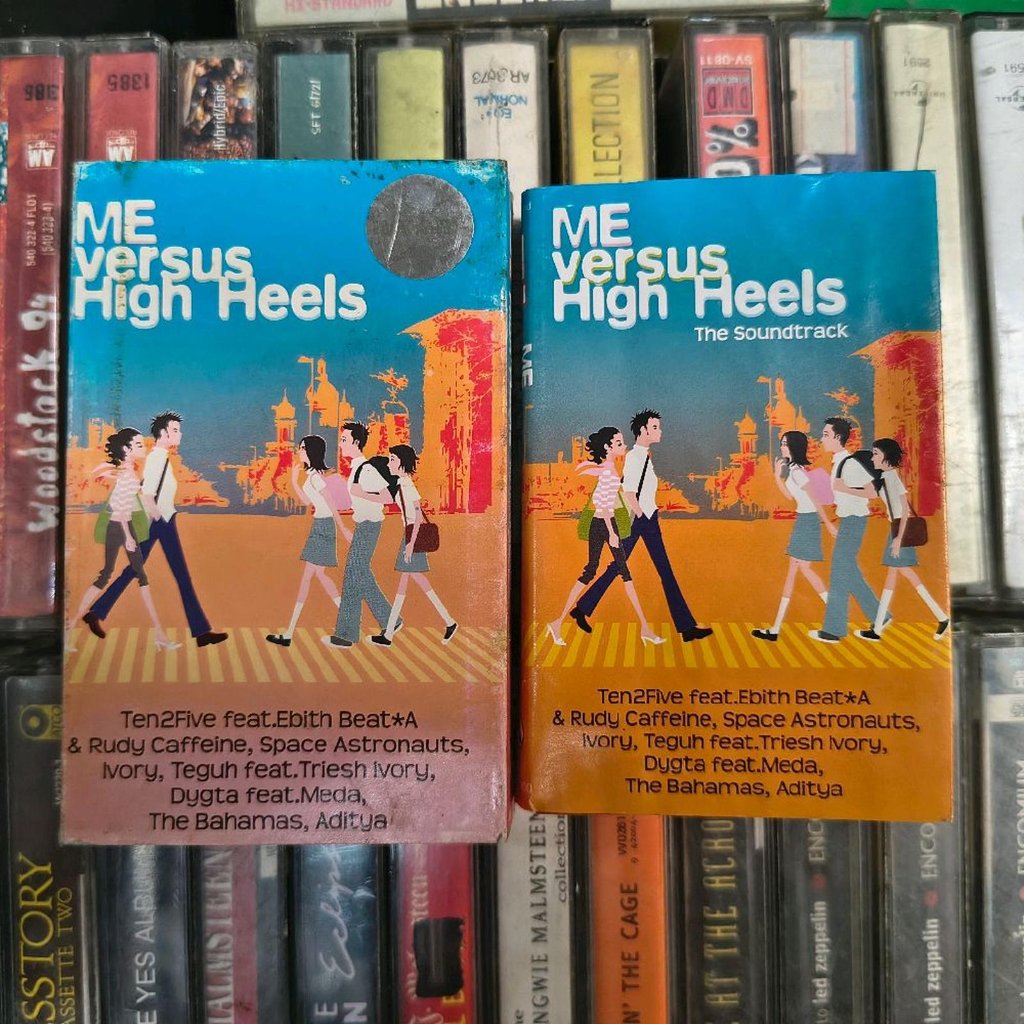kaset pita tape original ost me versus high heels soundtrack ten2five ebith beat a caffeine the baha