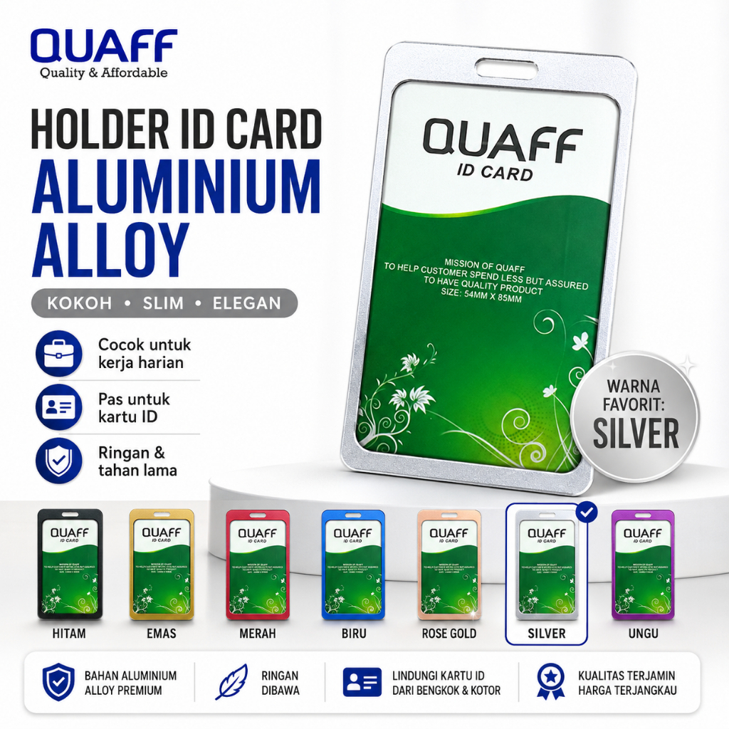 Aluminum ID Holder Case Durable Slim Design || Aluminum ID Card Case Ramping Lightweight
