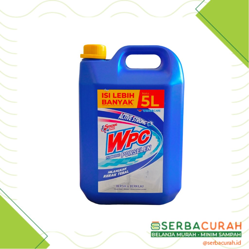 WPC Pembersih Porselen Active Strong | Porcelain Toilet Cleaner | Jerigen 5 L