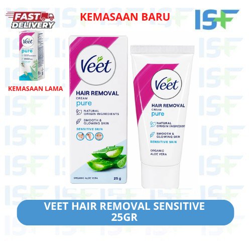 ISF  VEET SENSITIVE SKIN 25 GR (BIRU) / SENSITIVE / PERONTOK RAMBUT