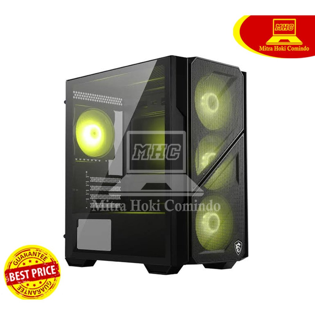 Casing Gaming ASUS A31 Case PC komputer ATX PC Case Mid Tower Tempered Glass