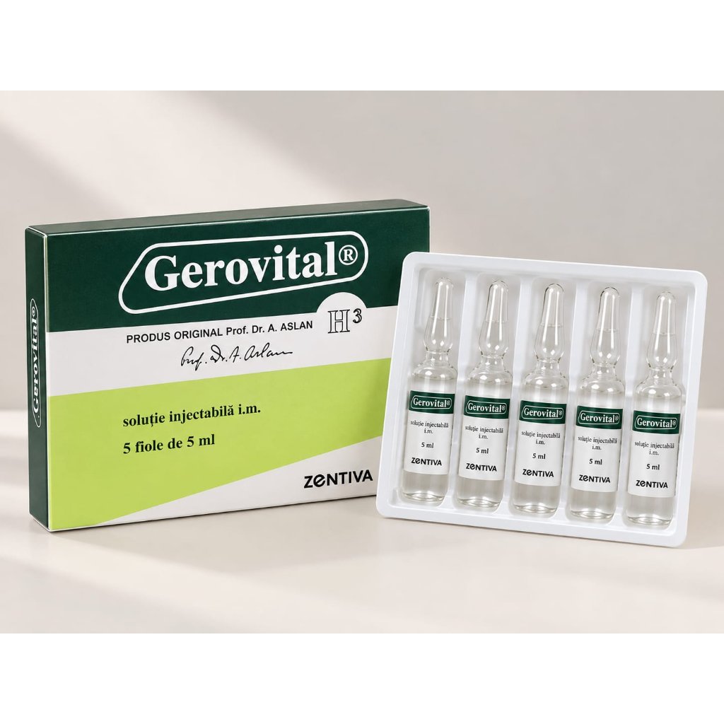 Gerovital H3 Prof. Dr. A. Aslan Injeksi 5 ml – 5 Fiole – Zentiva