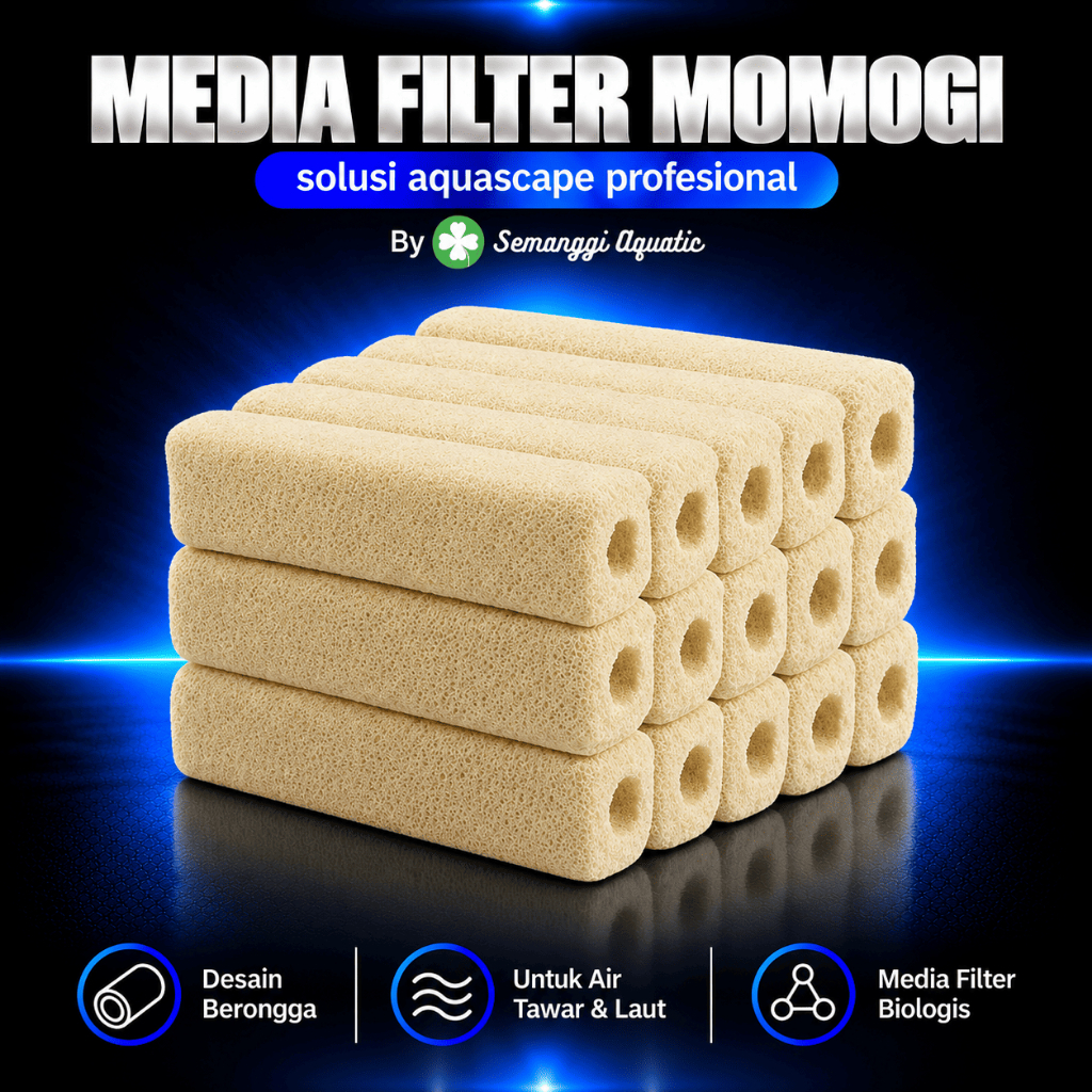 (High Quality) Media Filter Momogi / Super Bio Ring / Keramik Ring / Momogi Bateria House