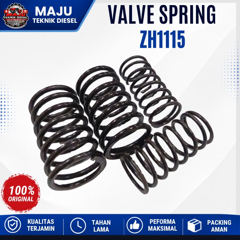 Valve Spring ZH1105 / Per Klep Spring Valve Mesin Diesel / Per Klep ZH1105/1115/1125 (1Set Isi 2Pcs)