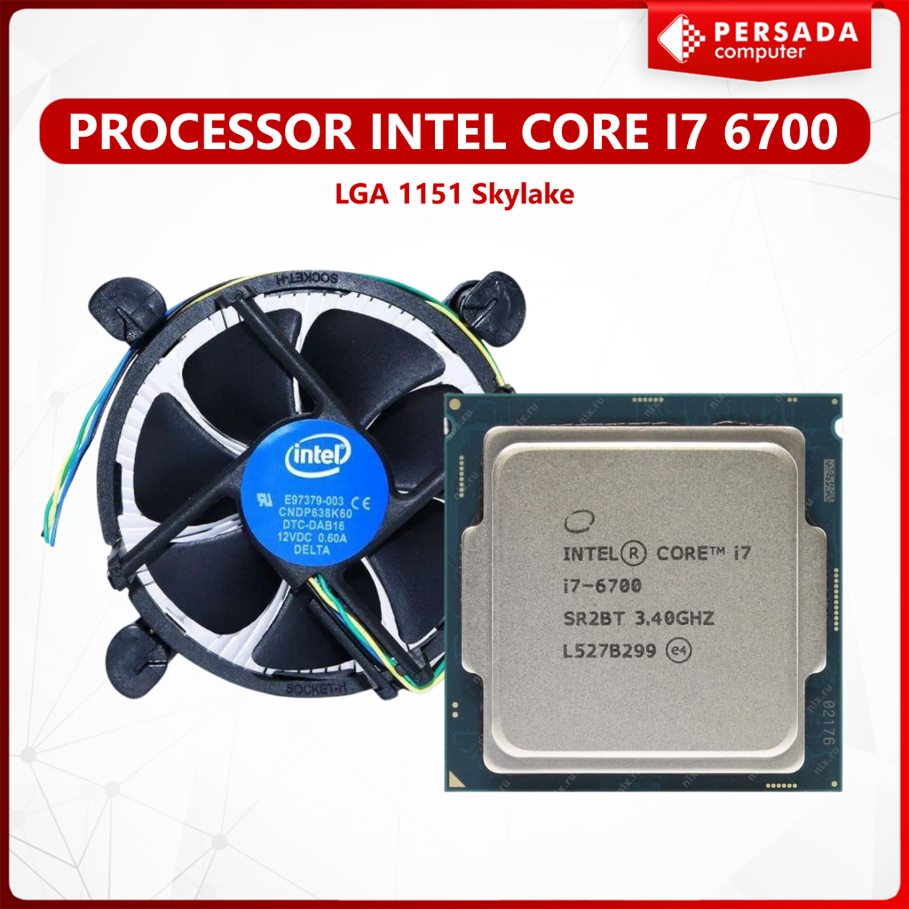 Processor Intel Core i7 6700 + Fan Intel I i7-6700 LGA 1151 Skylake