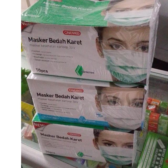 Masker Bedah Karet ONEMED / Masker Onemed Medis Original