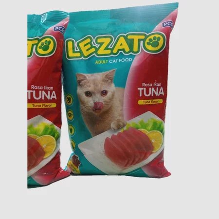 MAKANAN KUCING LEZATO TUNA 20KG - Makanan Kucing Dewasa Lezato 20kg dengan Tekstur Kibble Sehat