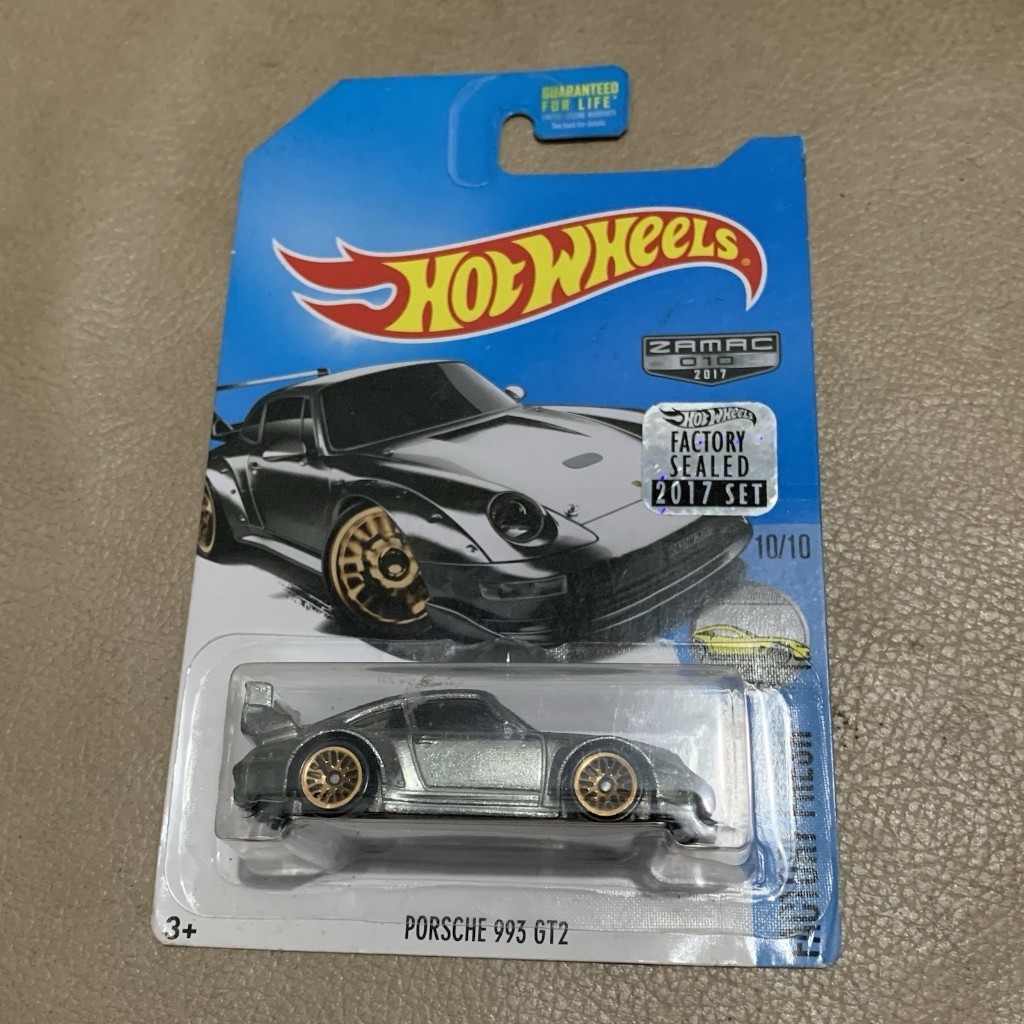 Hot Wheels Factory Sealed FS 2017 ZAMAC Porsche 993 GT2 Walmart Exclusive