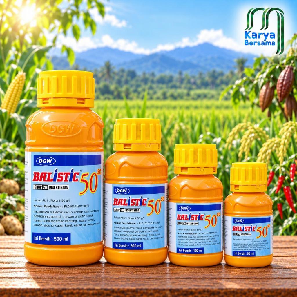 Insektisida Balistic Balistik 50 SC DGW Fipronil Obat Hama Tanaman Padi Cabai Sawit