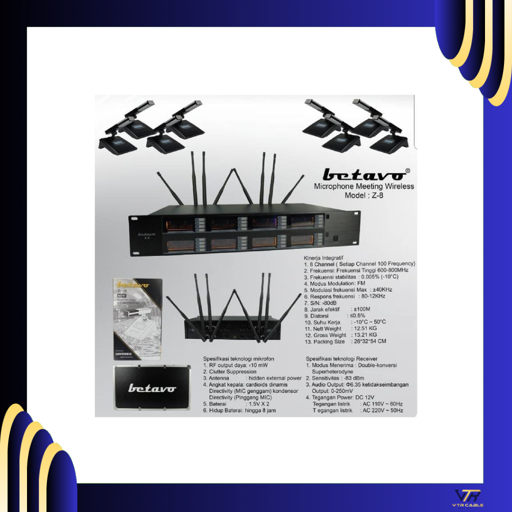 MIC WIRELESS BETAVO Z 8