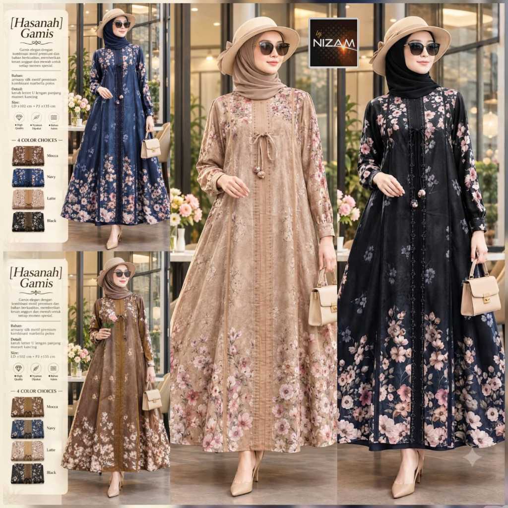 Pakaian Wanita HQ HASANAH GAMIS From NIzAM FASHION STORE