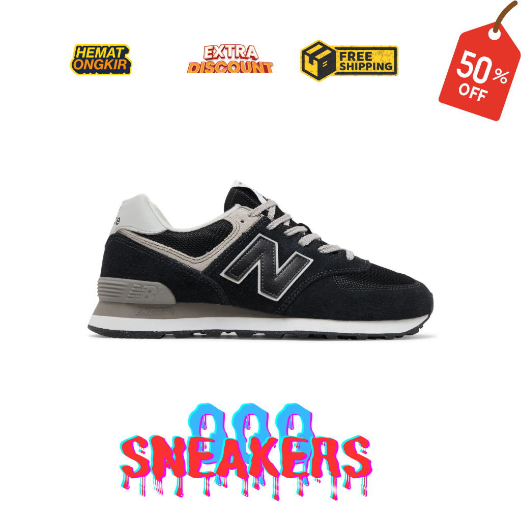 Sneakers ML574 - 574 Black Grey 100% Bnib